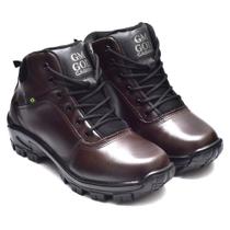 Coturno GM GOD Marrom com Bico PVC C.A.Ref01 Coturno GM GOD Marrom com Bico PVC C.A.Ref01