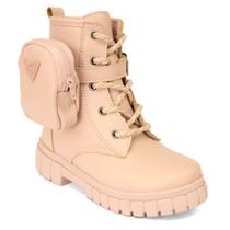 Coturno Infantil Feminino Bota Nilqi Menina Mini Bag Lateral