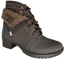 Coturno Infantil Feminino Marrom Kidy Ref. 030-0034-0016