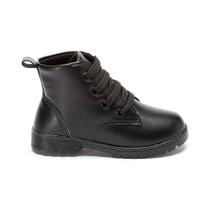 Coturno Infantil Feminino Preto e Marrom