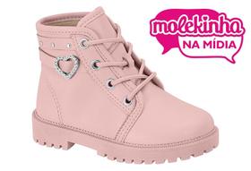 Coturno Infantil Menina Molekinha 2126.526.23580 Coturno Infantil Menina Molekinha 2126.526.23580