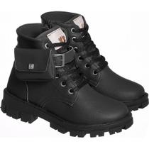 Coturno Junior Xua Xua Feminino Preto