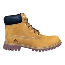 Coturno Macboot Feminino Lauryn 04 Nobuck Mostarda
