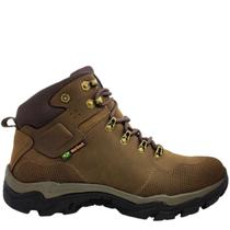 Coturno Masculino Adventure Casual em Couro Dia a Dia Trabalho Trilha Anatomic System Macboot Boit02