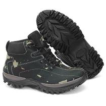 Coturno Masculino Adventure Resistente Trilha Militar Macio Coturno Masculino Adventure Resistente Trilha Militar Macio