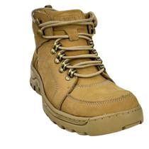 Coturno Masculino Anatomic Gel Couro Nobuck Camel Pesponto Kaki Sola 360 Outdoor Natural Ref.7585 Coturno Masculino Anatomic Gel Couro Nobuck Camel Pesponto Kaki Sola 360 Outdoor Natural Ref.7585