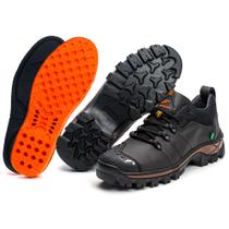 Coturno Masculino Bota Adventure Cano Baixo Para Trabalho