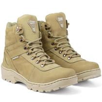Coturno Masculino Bota Cano Curto De Couro Palmilha em Gel Coturno Masculino Bota Cano Curto De Couro Palmilha em Gel