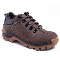 Coturno Masculino Bota Estilo Tênis Adventure Resistente Trekking Casual Básico Cano Baixo