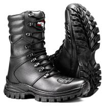Coturno masculino Bota militar Tatico em couro