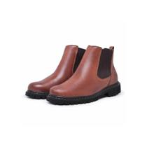 coturno masculino botinha cano curto chelsea confortavel 37 ao 45