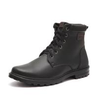Coturno Masculino Cano Medio Bota Classica Nebraska Legitimo Confortavel cor Preto Coturno Masculino Cano Medio Bota Classica Nebraska Legitimo Confortavel cor Preto