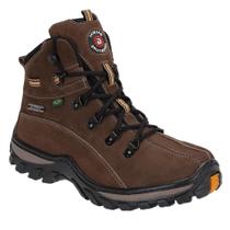 Coturno Masculino Couro Adventure Conforto Antiderrapante