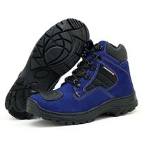 Coturno masculino militar atron couro 245 azul