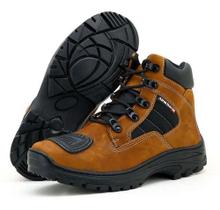 Coturno Masculino Militar Atron Couro 245 Castor