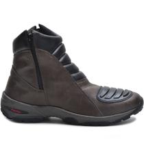 Coturno Masculino Motociclista Bota Militar Segurança com Zíper Para Trabalho Trilha Moda Inverno