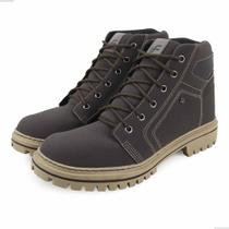 Coturno Masculino Nobuck Sintético Confortável com Solado Leve Antiderrapante