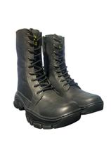 Coturno Masculino Preto Blaqueado Confortável