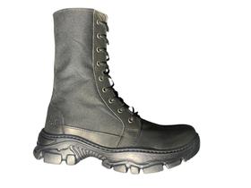 Coturno Masculino Preto Blaqueado Confortável