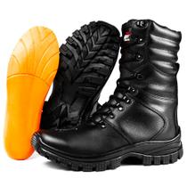 Coturno Militar Masculino Ajustável Cadarço Coturno Militar Masculino Ajustável Cadarço