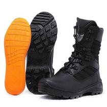 Coturno Militar Masculino Couro Acero Delta Cano Alto Coturno Militar Masculino Couro Acero Delta Cano Alto