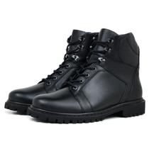 Coturno Militar Masculino Couro DR10 Preto Coturno Militar Masculino Couro DR10 Preto
