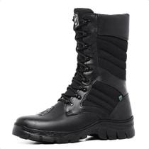 Coturno Militar Masculino Detalhe Matelassê Solado Borracha Antiderrapante Palmilha Macia em Gel Coturno Militar Masculino Detalhe Matelassê Solado Borracha Antiderrapante Palmilha Macia em Gel