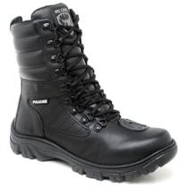 Coturno Militar Masculino E Feminino C/ Ziper Bota Tatico Motociclista Cano Medio Preto Coturno Militar Masculino E Feminino C/ Ziper Bota Tatico Motociclista Cano Medio Preto