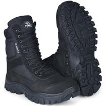Coturno Modelo Snyper Zíper Preto Conforto Prolongado Para Uso Profissional Calçados Adulto : 42