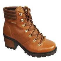 Coturno Pegada Feminino Terracota Preto Milk e Camel Ref:281321 Coturno Pegada Feminino Terracota Preto Milk e Camel Ref:281321