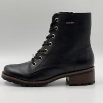 Coturno Pegada Tratorado Salto Baixo Feminino Coturno Pegada Tratorado Salto Baixo Feminino