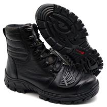 Coturno Preto - Bota com proteção p/ pedal