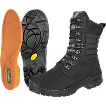 Coturno Tático Force Militar Preto Antiderrapante E Resistente Tamanho: 39Cor:Preto