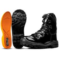 Coturno Tático Force Profissional Box Preto Resistente E Uso Profissional Tamanho: 38Cor:Preto