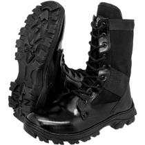 Coturno Tático Troller Couro e Lona Preto Force Militar Tamanho: 38Cor:Preto