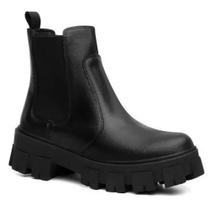 Coturno Tratorado Cano Médio Krn Shoes Calce Fácil Confortável Coturno Tratorado Cano Médio Krn Shoes Calce Fácil Confortável