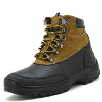 Coturno Trekking Adventure em Couro Atron Shoes - 246 - Castor