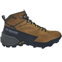 Coturno Unissex Casual Dia a Dia Adventure Trilha Trabalho Passeio em Couro Solado Tratorado Bradok Hkt5200