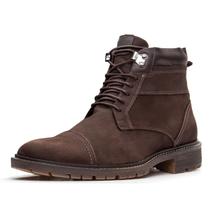 Coturno Vaqueiro Pierrô masculino conforto couro legítimo cor café Coturno Vaqueiro Pierrô masculino conforto couro legítimo cor café