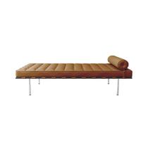 Couch Barcelona Cromado em Sintetico Caramelo Couch Barcelona Cromado em Sintetico Caramelo
