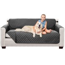 Couch Slip Cover Sofa Shield, protetor de almofada grande, carvão vegetal