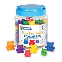 Counting Toy Learning Resources Three Bear Family 96 peças