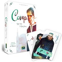 Coup 2ª Edição Intrigas Blefes Jogo de Cartas Estratégico Domínio e Poder Grok