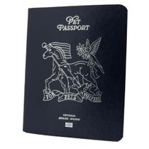 Couro PU premium Pet Passport United Pet Club Color