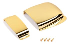 Cover metal p/ jazz bass kit ponte e braco - dourado 1494