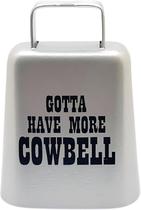 Cow Bell Bevin Bells Gotta Have More Cowbell Small Silver
