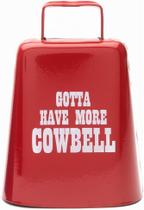 Cow Bell Bevin Bells tem que ter mais Cowbell Medium Red Steel Cow Bell Bevin Bells tem que ter mais Cowbell Medium Red Steel