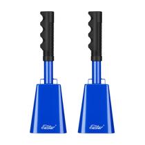 Cow Bell Eastar de 10 polegadas com alça, pacote com 2 unidades, azul Cow Bell Eastar de 10 polegadas com alça, pacote com 2 unidades, azul