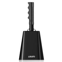 Cowbell Noise Makers LEKATO de 10 polegadas com alça para eventos Cowbell Noise Makers LEKATO de 10 polegadas com alça para eventos