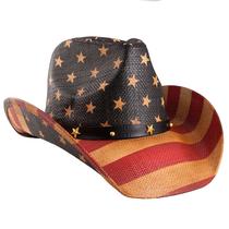 Cowboy Hat GrinderPunch Western Outback, bandeira americana Cowboy Hat GrinderPunch Western Outback, bandeira americana